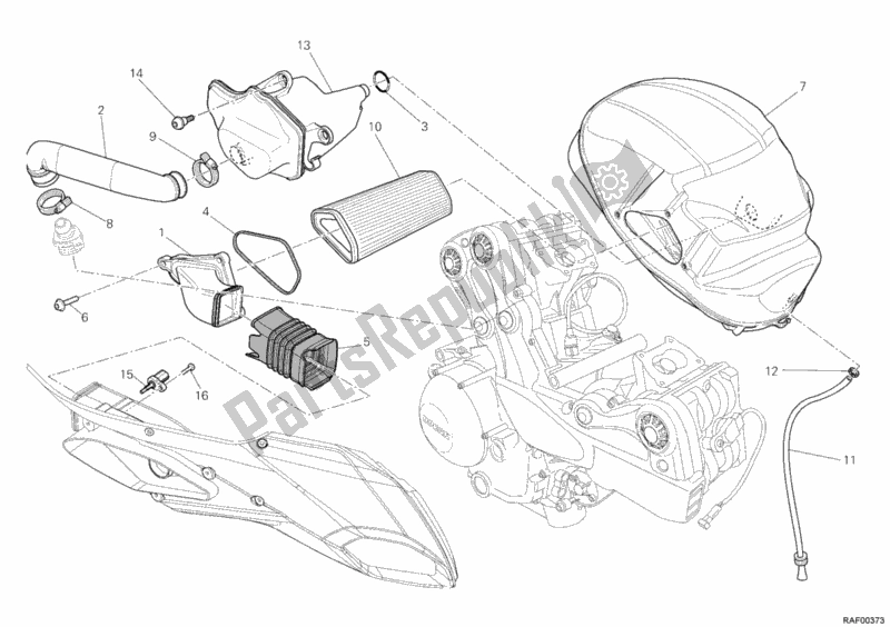 Todas las partes para Consumo de Ducati Multistrada 1200 S Touring 2012